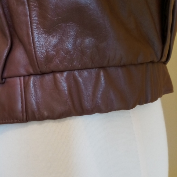 Rare Wilson lined leather Jacket SZ 16 - Picture 6 of 13